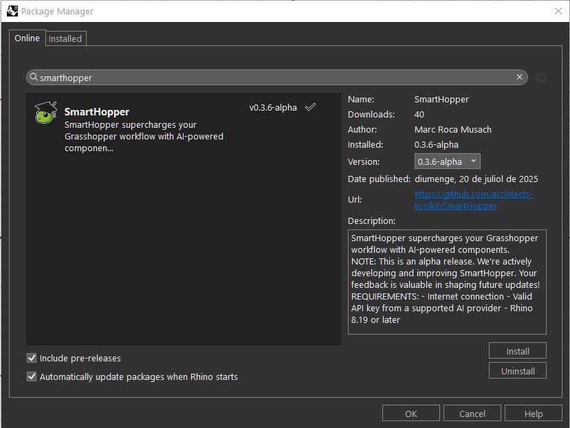 Install SmartHopper