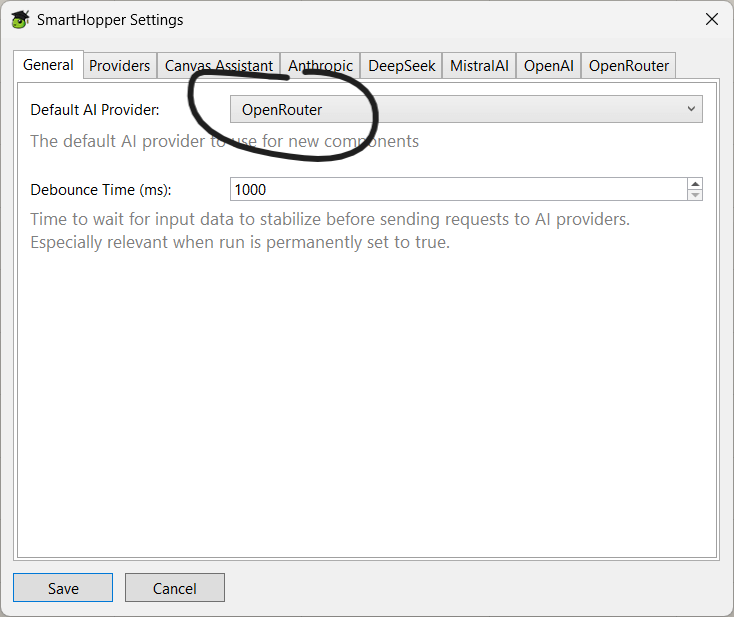 SmartHopper Settings
